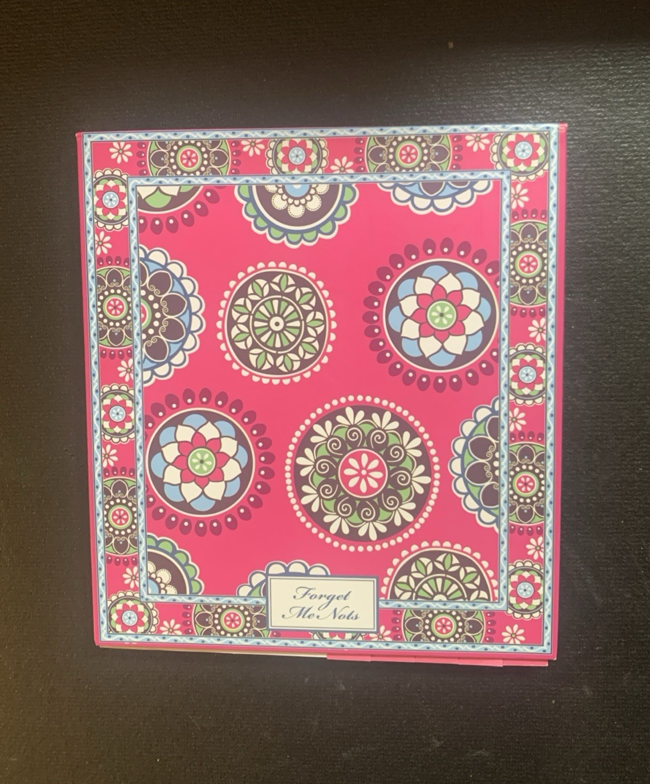 Vera Bradley “Cupcake Pink” Forget Me Nots RARE Sticky Notes Retired Pattern-New