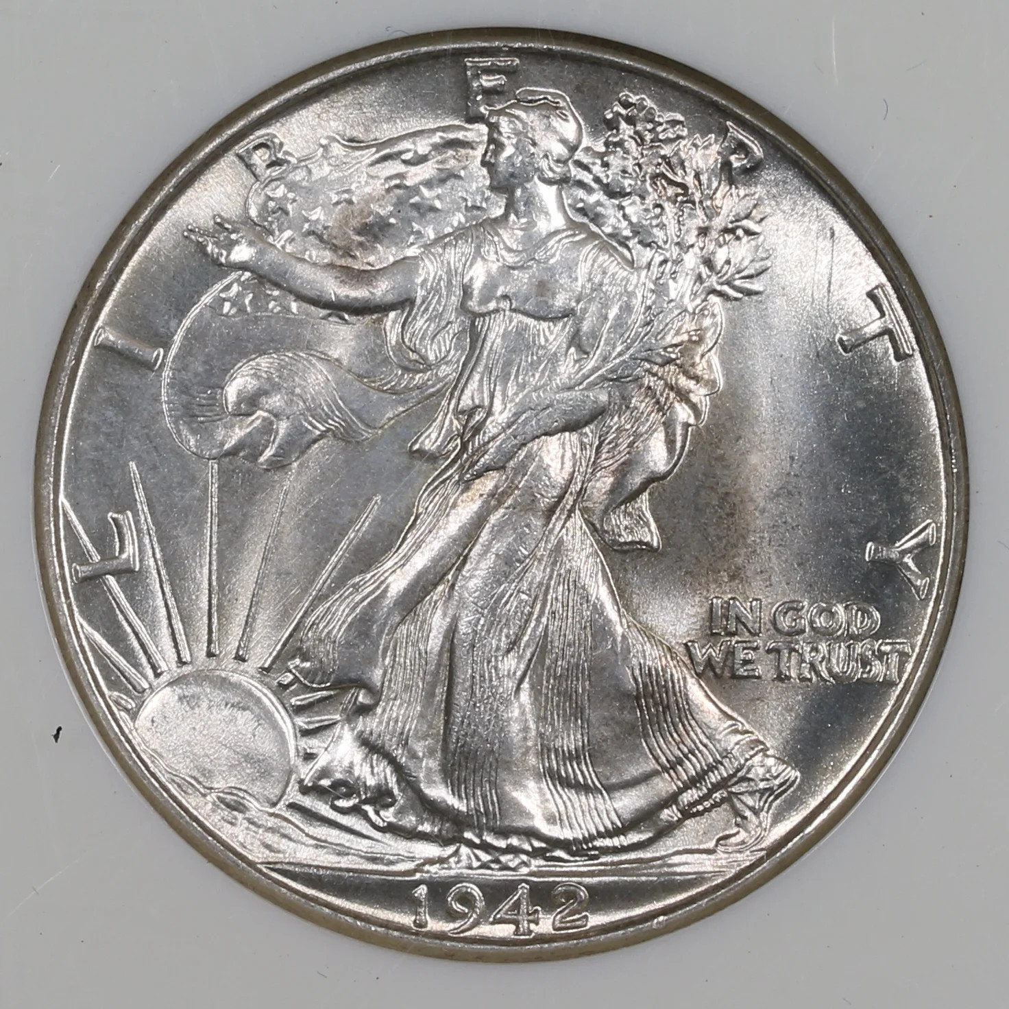 1942 Half Dollars Liberty Walking NGC MS-65