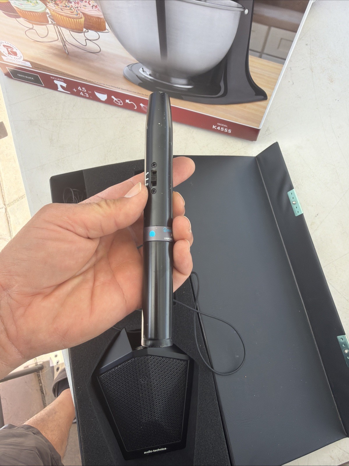 Audio-Technica AT-871 Unidirectional Condenser Boundary Mic UNTESTED