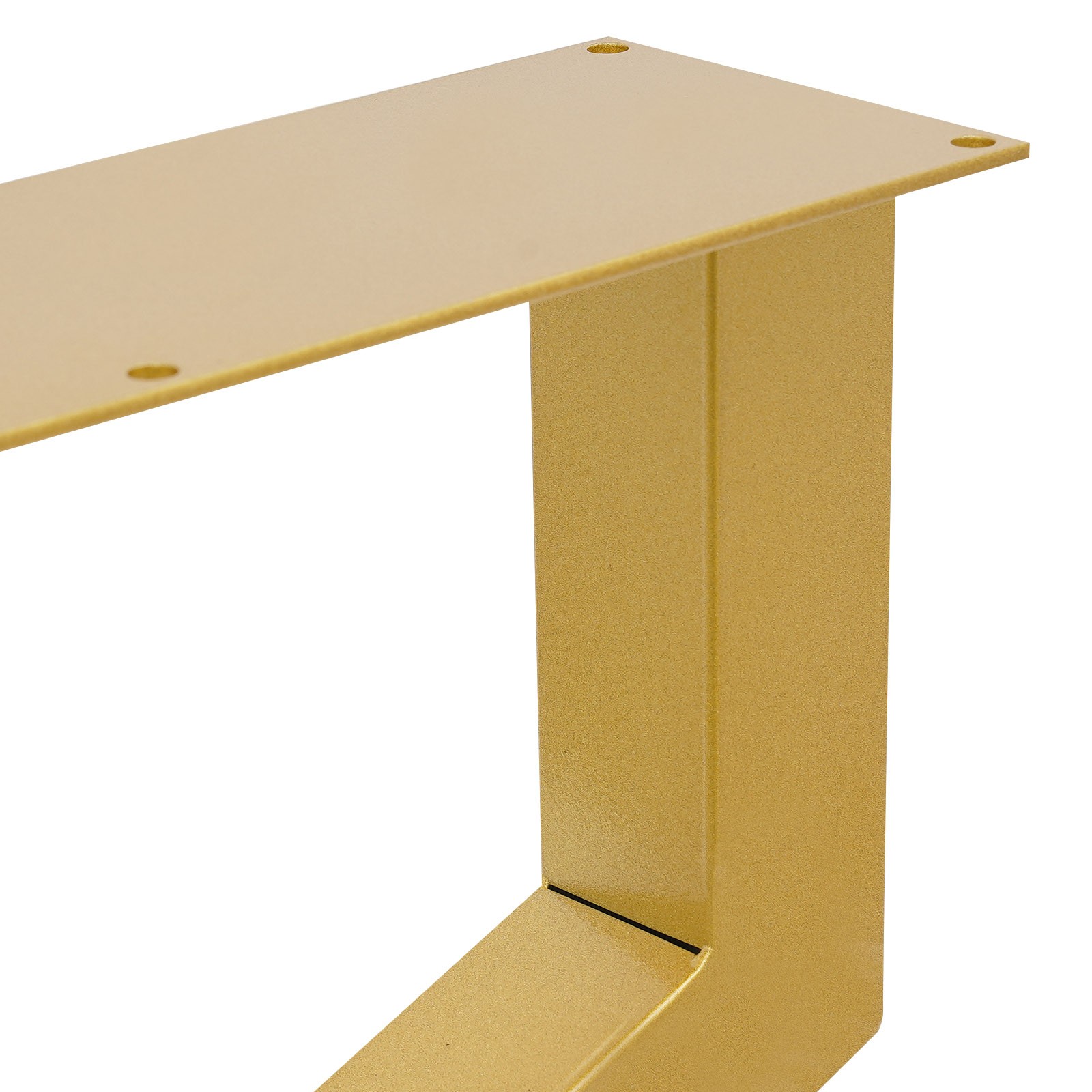 2 PCS Steel Table Legs 220.46lbs Gold Table Frame for Coffee Table Dining Table