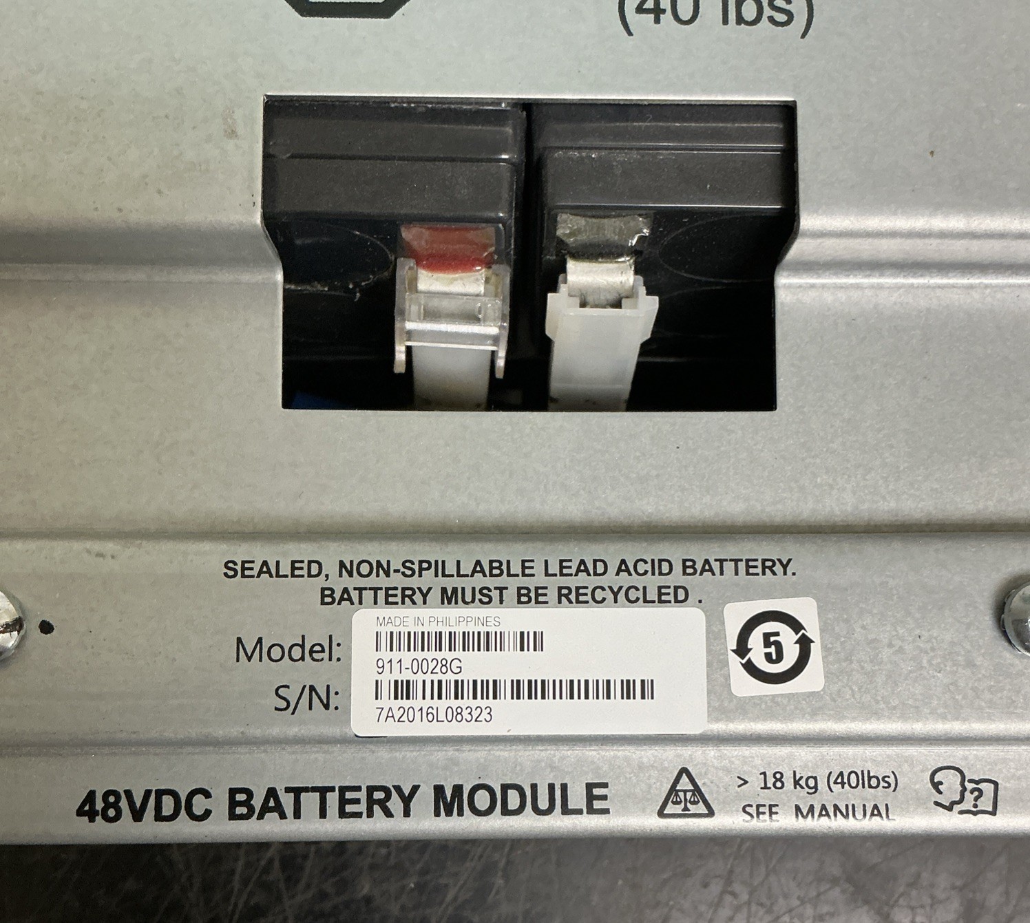 American Battery 48VDC Battery Module 911-0028G