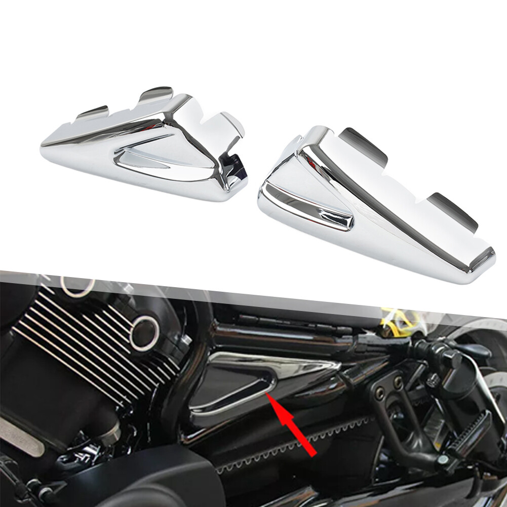 Chrome Side Frame Tank Covers For Harley V-Rod Muscle 09-17 Night Rod 07-11