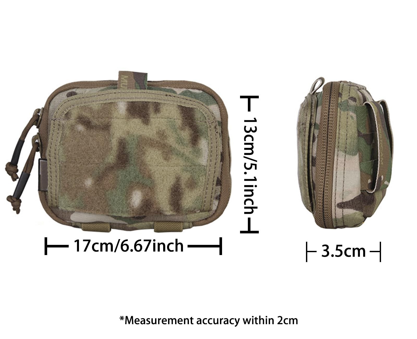ADMIN Muti-Purpose Tactical Map Bag - MOLLE Compatible with Quick-Access Oute...