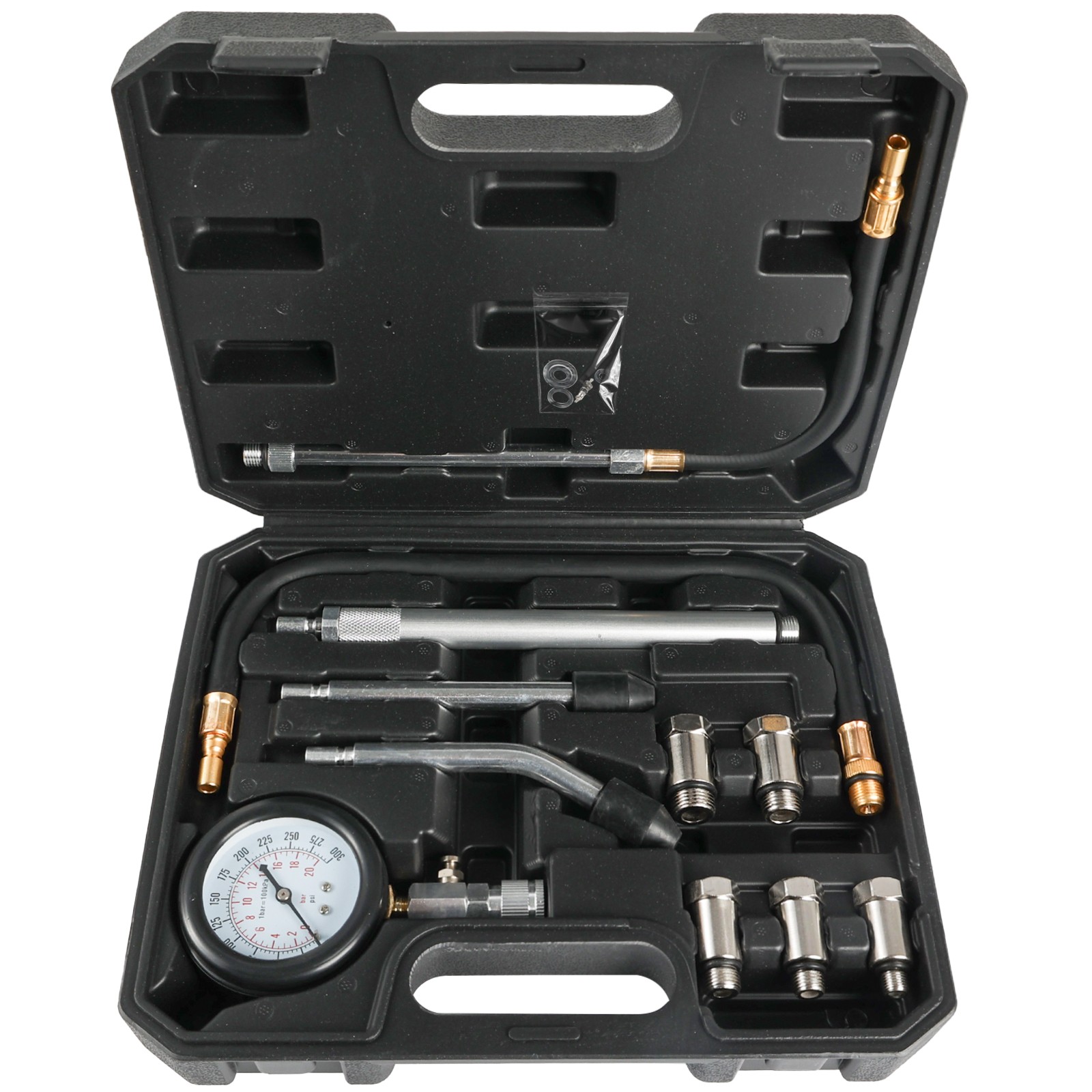 11X Car Engine Cylinder Compression Gauge Tester Kit Gas Diagnostic Tester Set