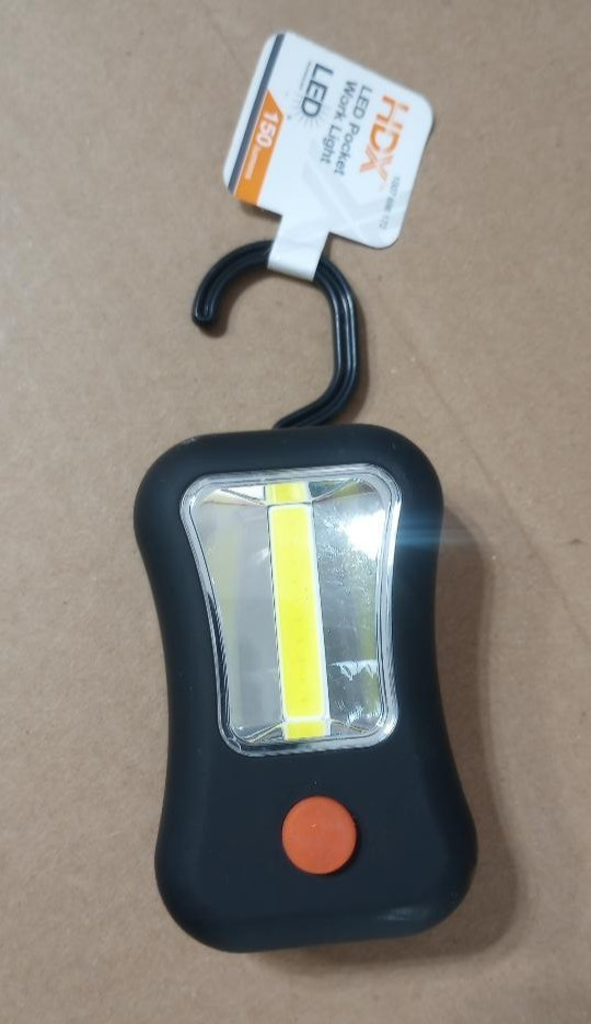 NEW 4 PK HDX Pocket Work Light LED 150 Lumens EL2520 w/ 3 AAA Batteries FreeShip