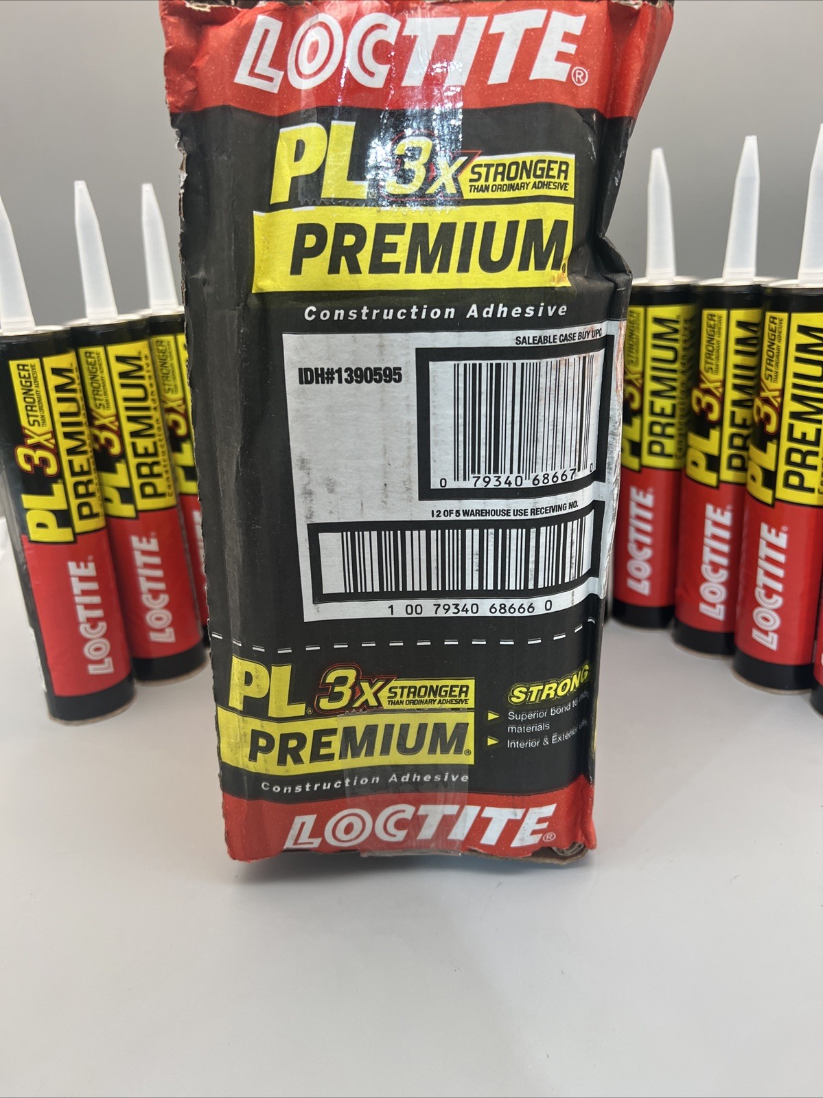 BOX/12 pcs Loctite PL 3X PREMIUM 10oz Construction Adhesive Strong Fast new