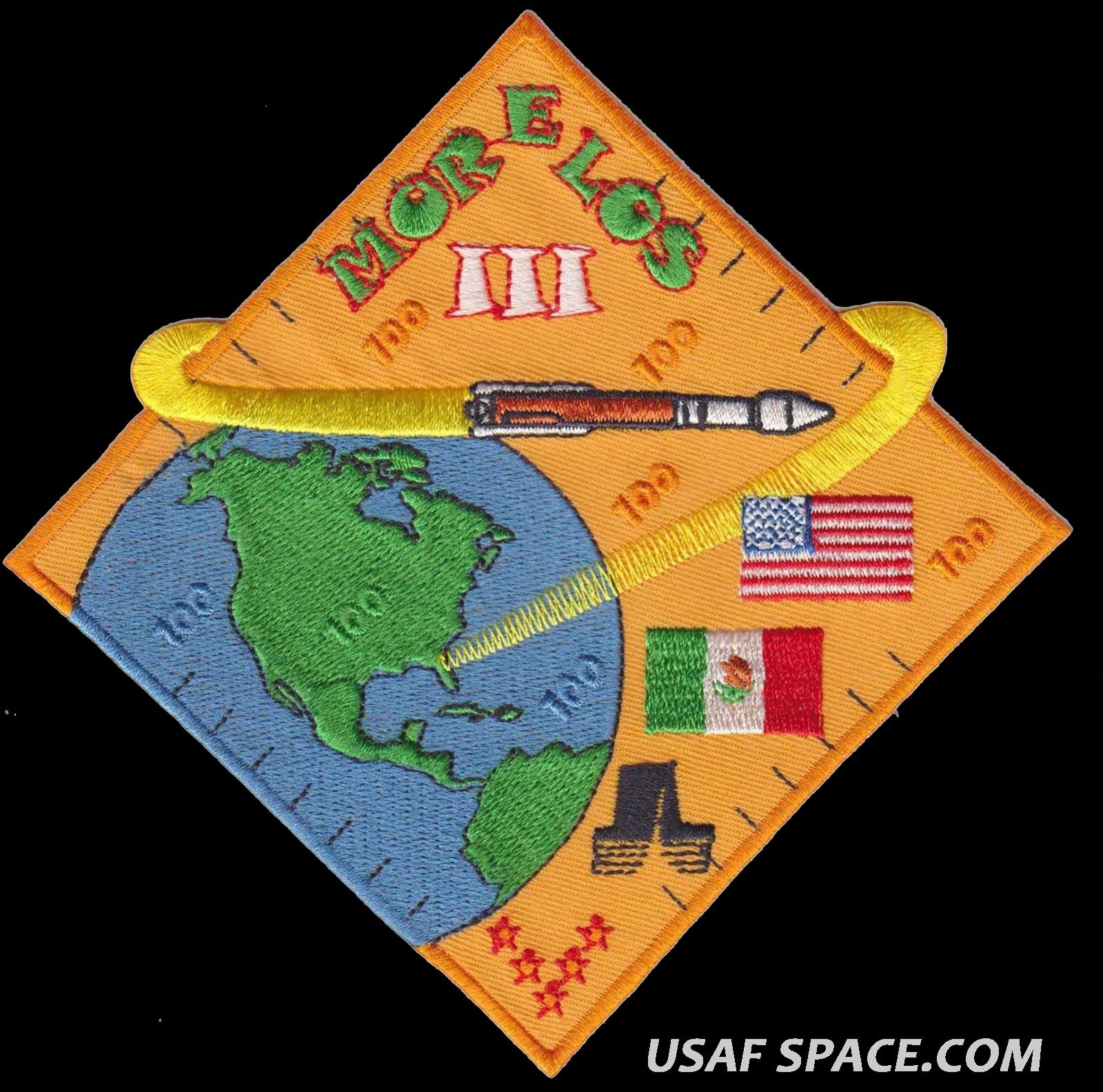 MORELOS-3 MEXSAT ATLAS V Launch ULA USAF CCAFS SATELLITE MISSION PATCH