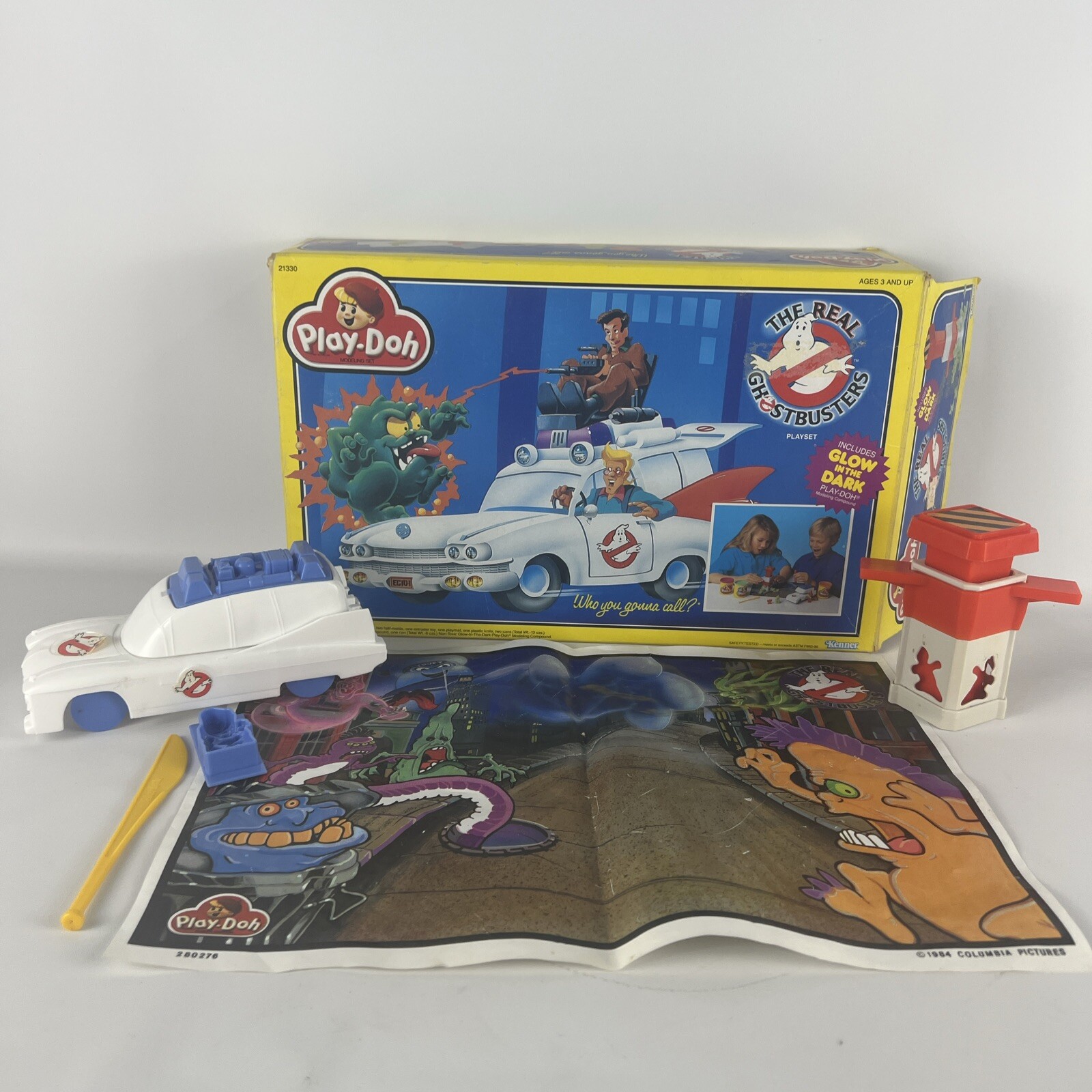 VTG RARE 1984 KENNER PLAY-DOH THE REAL GHOSTBUSTERS PLAYSET