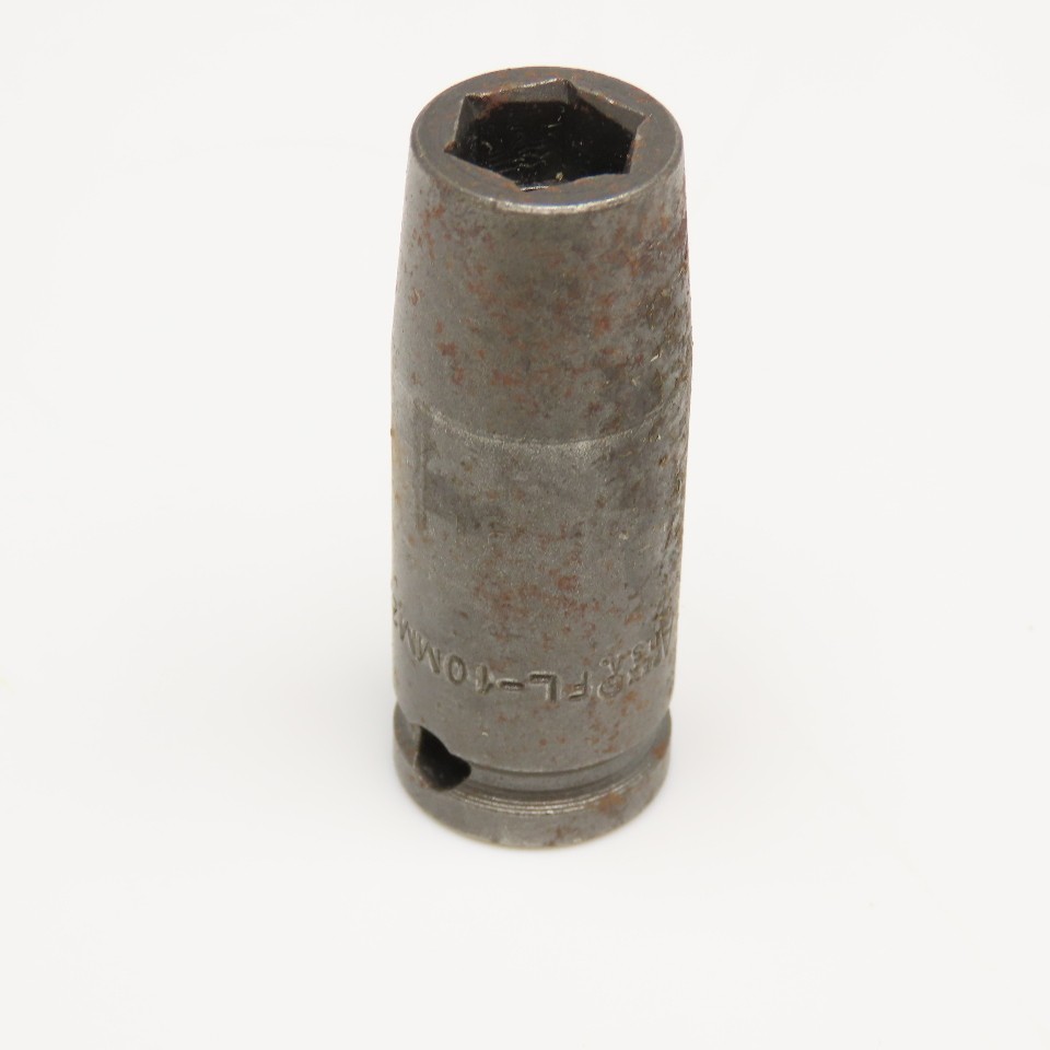 Apex FL-10mm23 10mm Socket 6 Point 2" Long 3/8" Drive