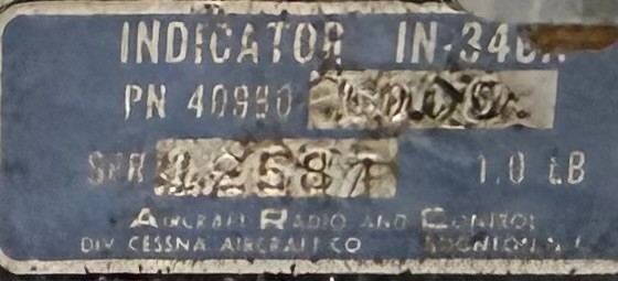 Indicator IN346R 40980-1000 Removed Working