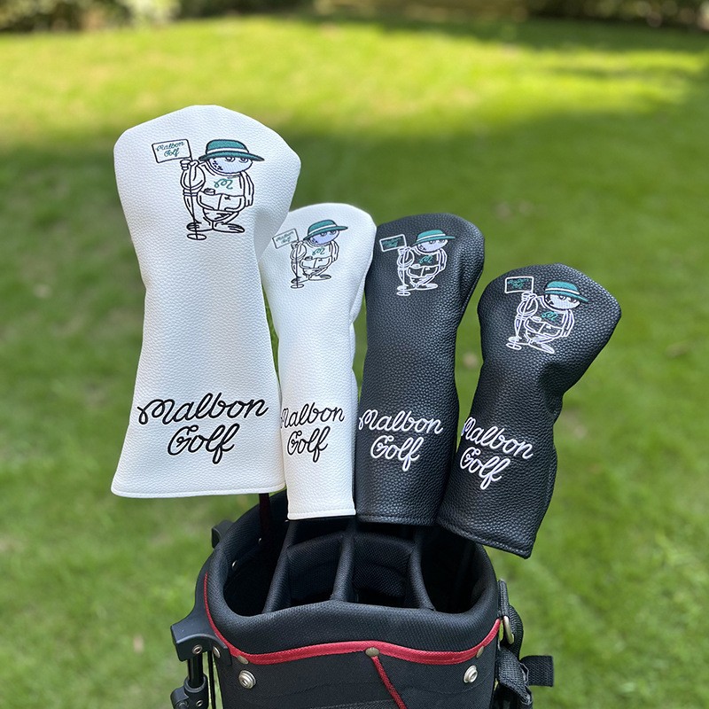 Classic Brand Black White Golf Driver Fairway Wood Hybrid Club Headcovers 135UT