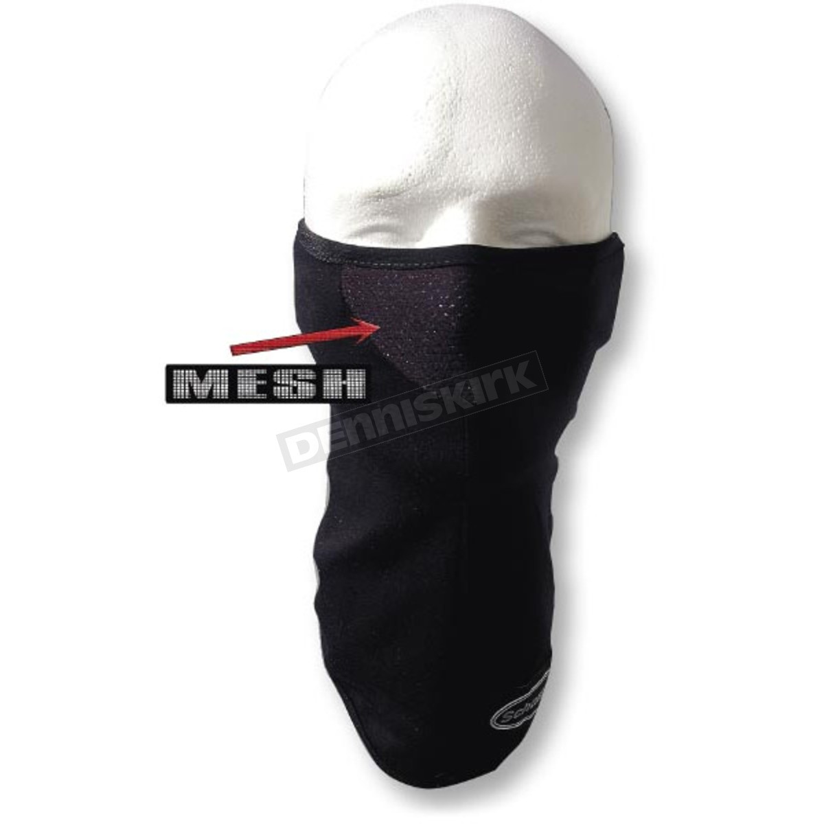 Schampa Stretch Face Mask - Black  ( One Size ) - VNG007-0