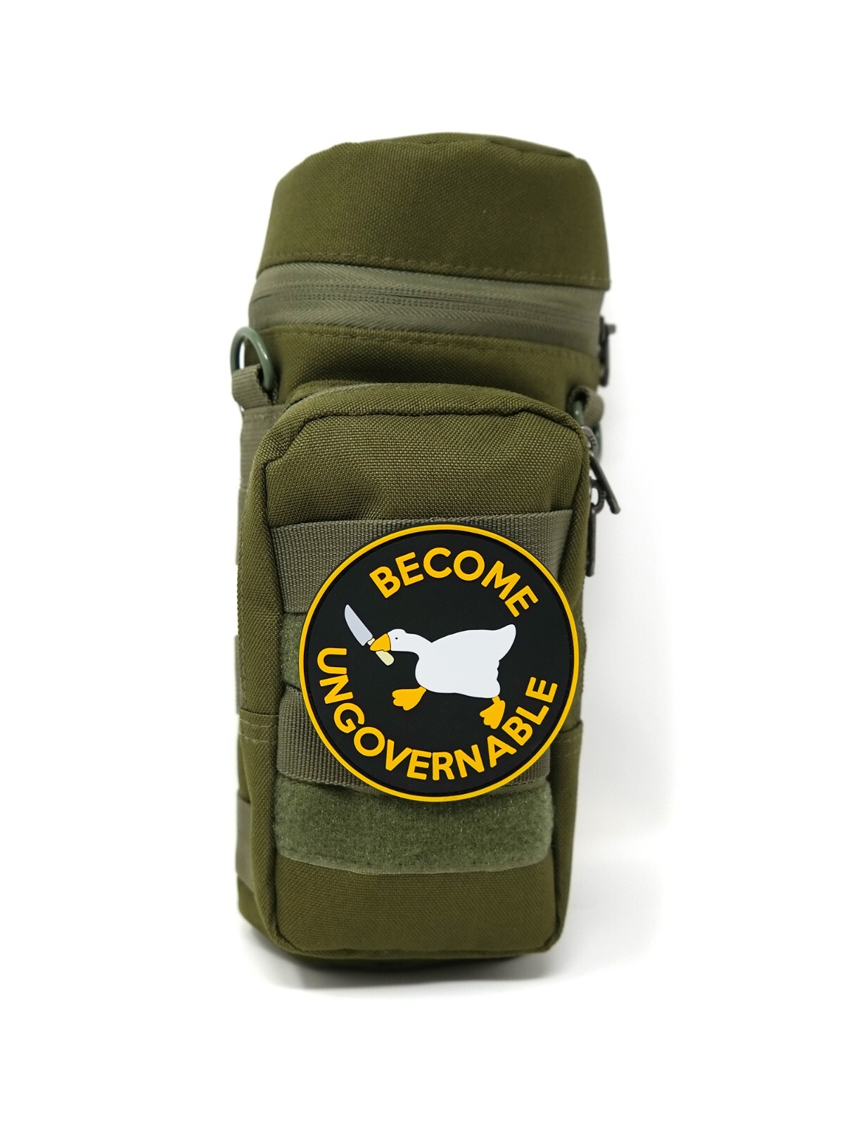 Become Ungovernable Goose with Knife PVC Hook and Loop Tactical Morale Patch