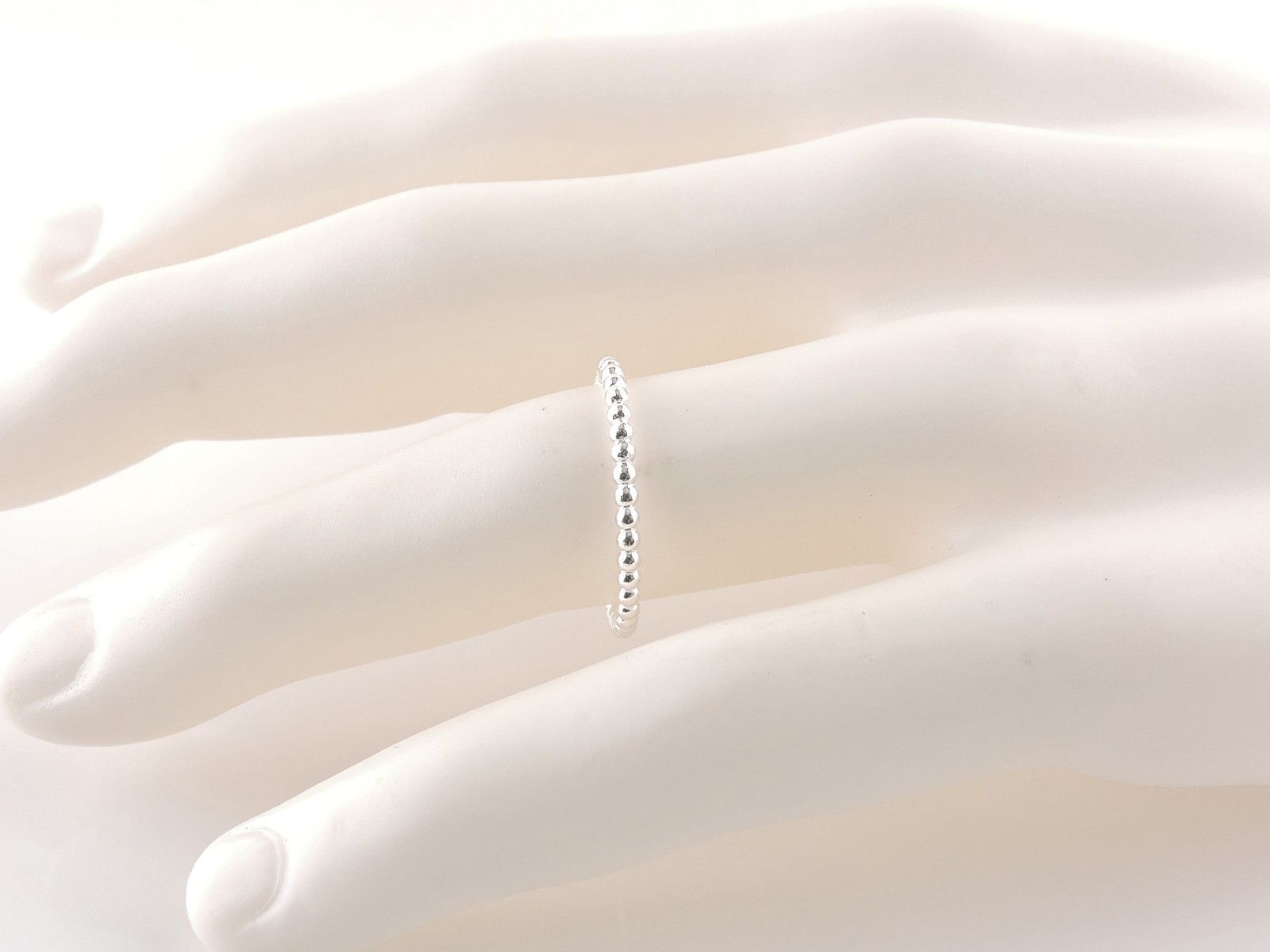 Sterling Silver Textured Stackable Ring - Free Gift Packaging