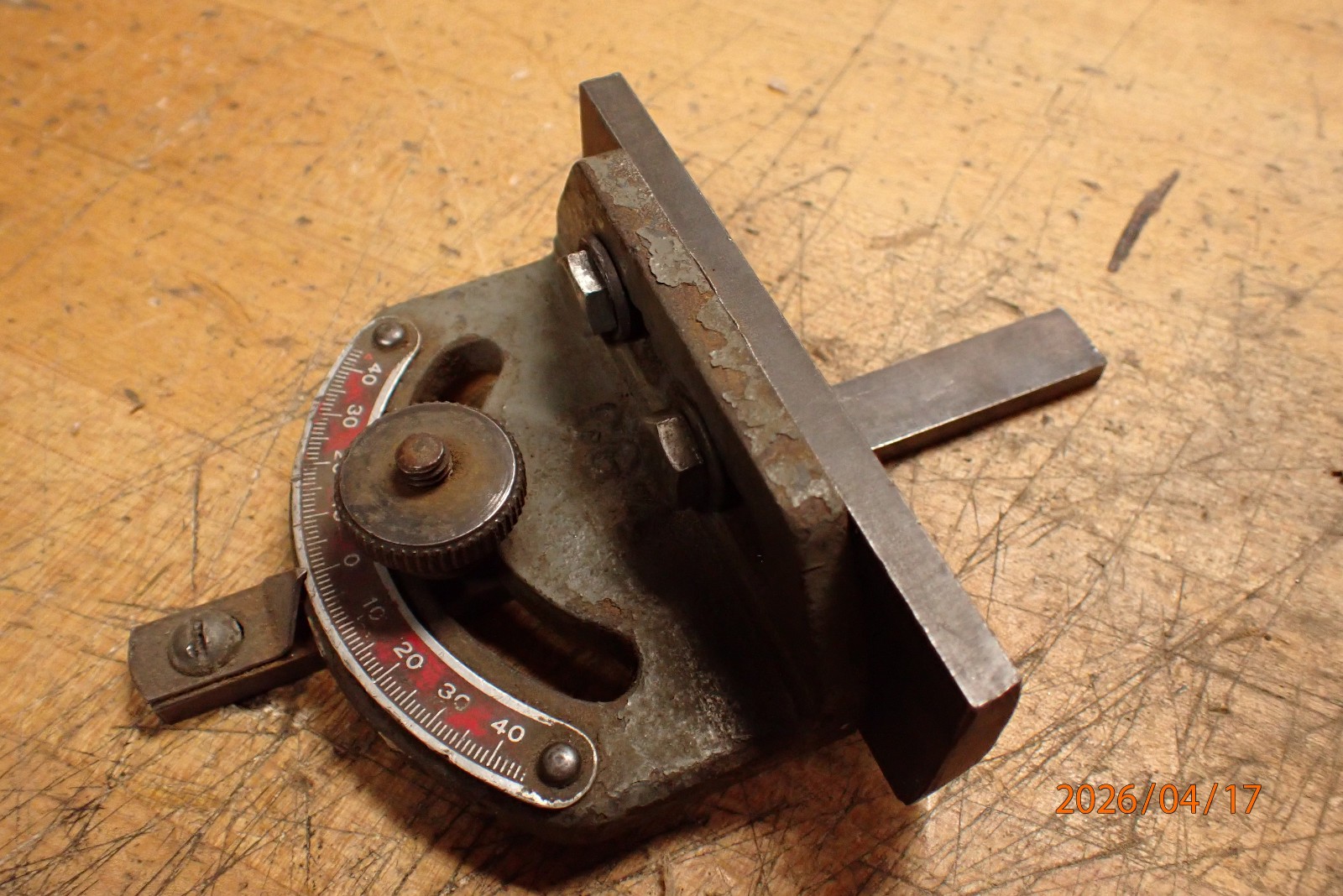 VINTAGE DELTA MILWAUKEE ROCKWELL MITER GAUGE GAGE FOR TOOL GRINDER