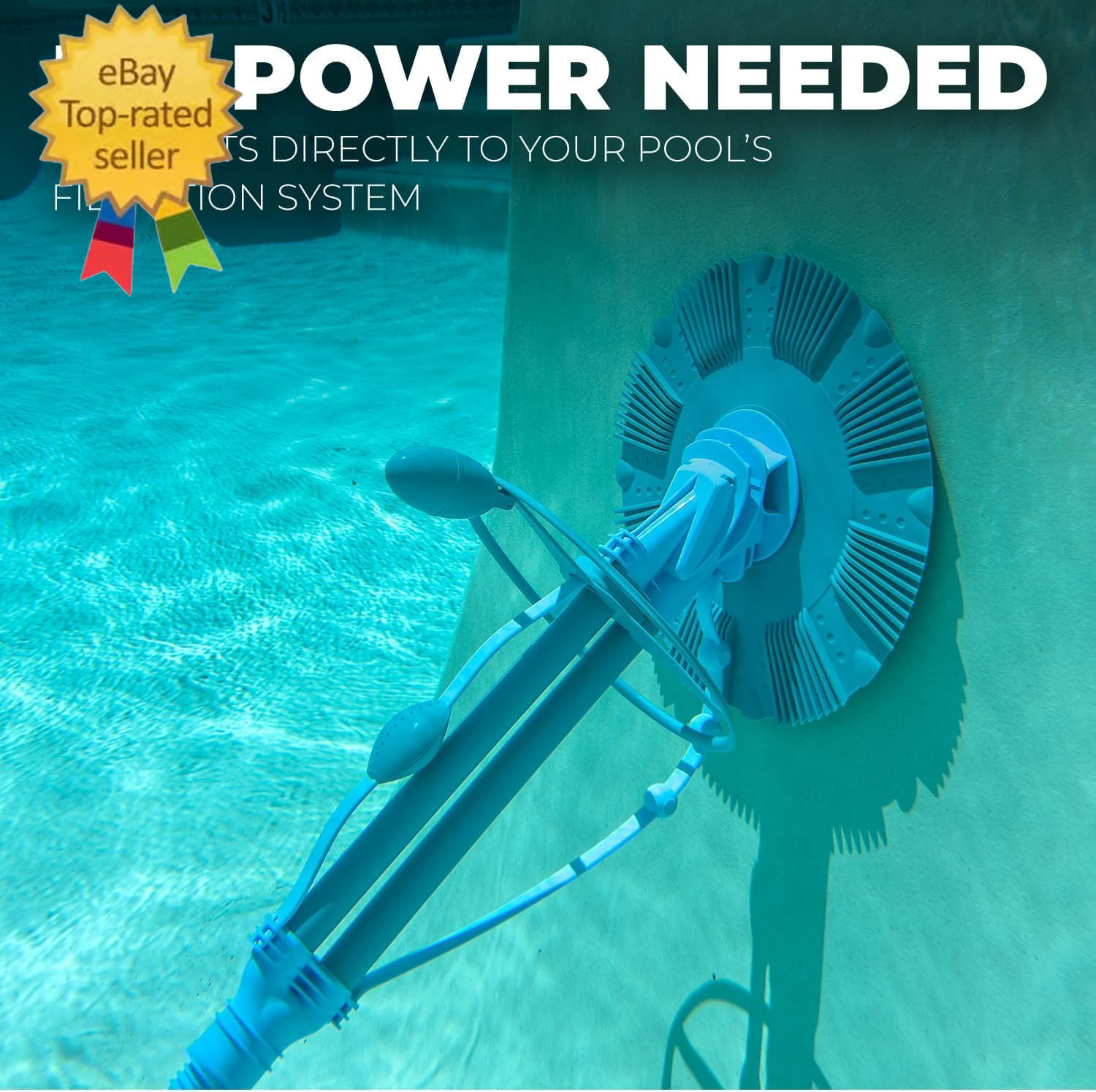 Automatic Pool Cleaner Sweeper Vacuum Pool Cleaner Sweep High Flow Side Suction