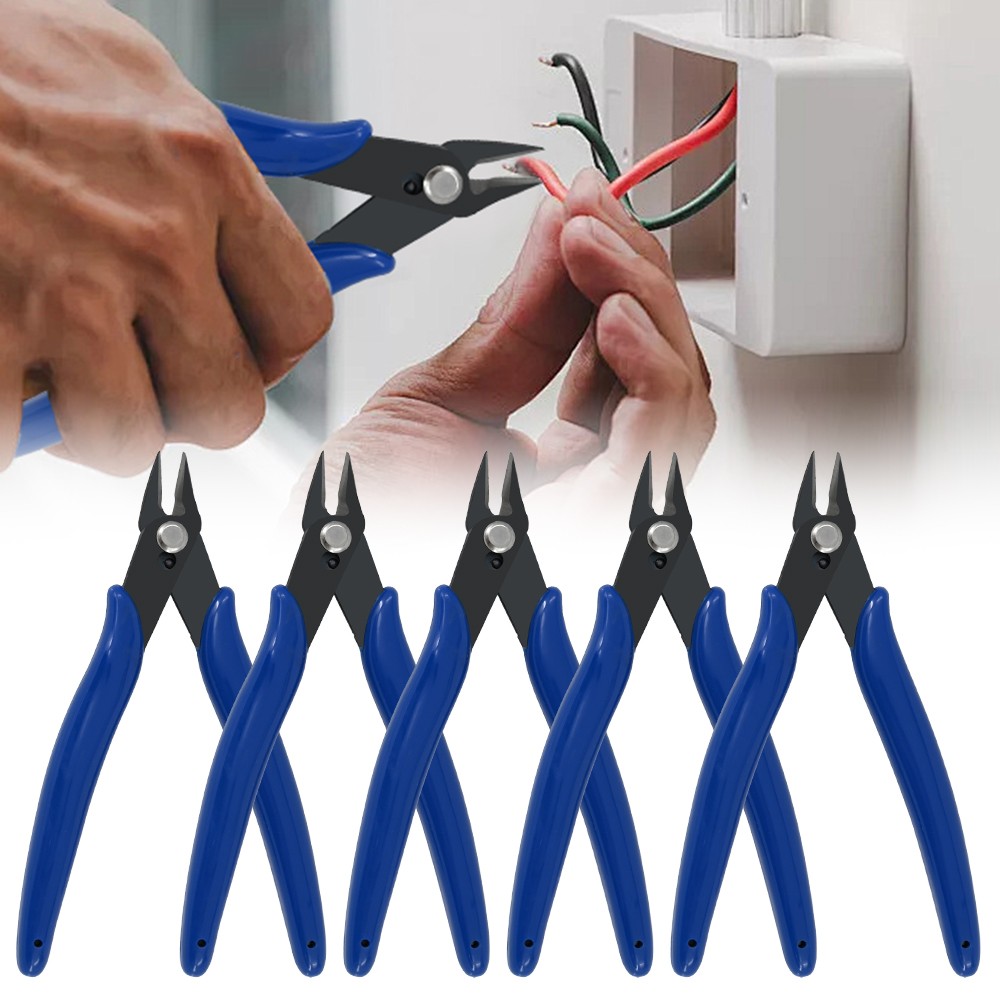 5X Electrical Cutting Plier Wire Cable Cutter Side Snips Flush Pliers Tool
