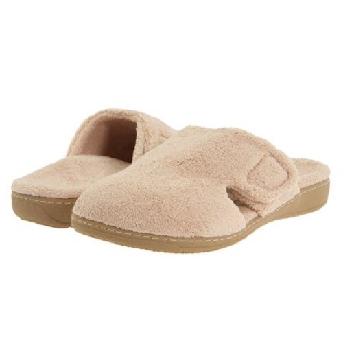 Vionic Gemma Soft Terry Slippers - Tan