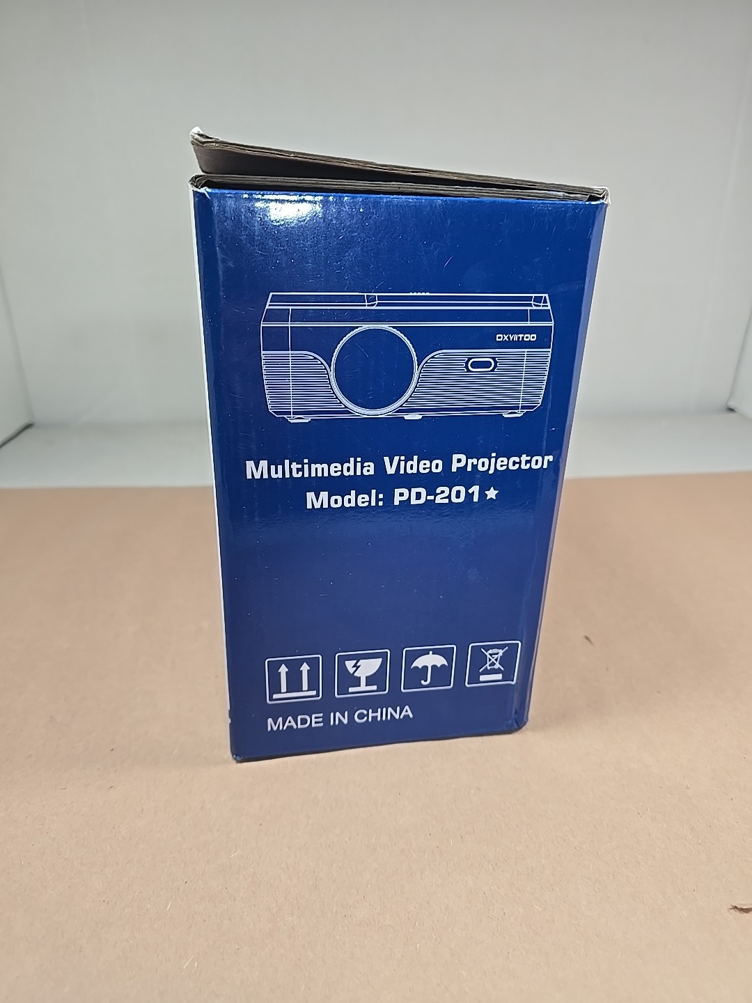 Dxyiitoo PD-201 Multimedia Bluetooth Built in DVD Player Video Projector 1080P