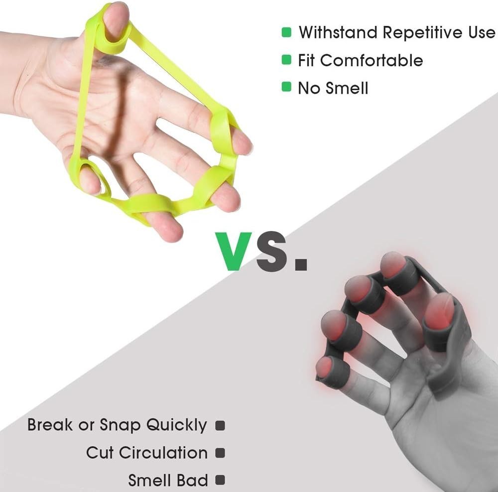 6 Resistance Level Finger Stretcher & Grip Trainer - Build Strength Effortlessly
