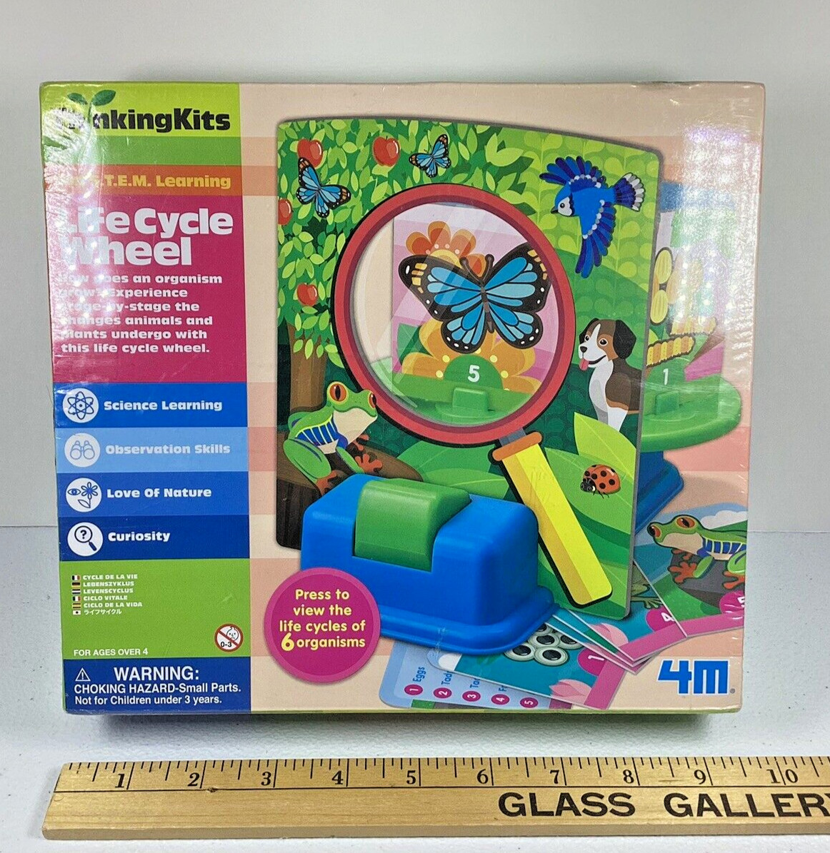 Thinking Kids Life Cycle Wheel STEM Learning Science Observation Educational
