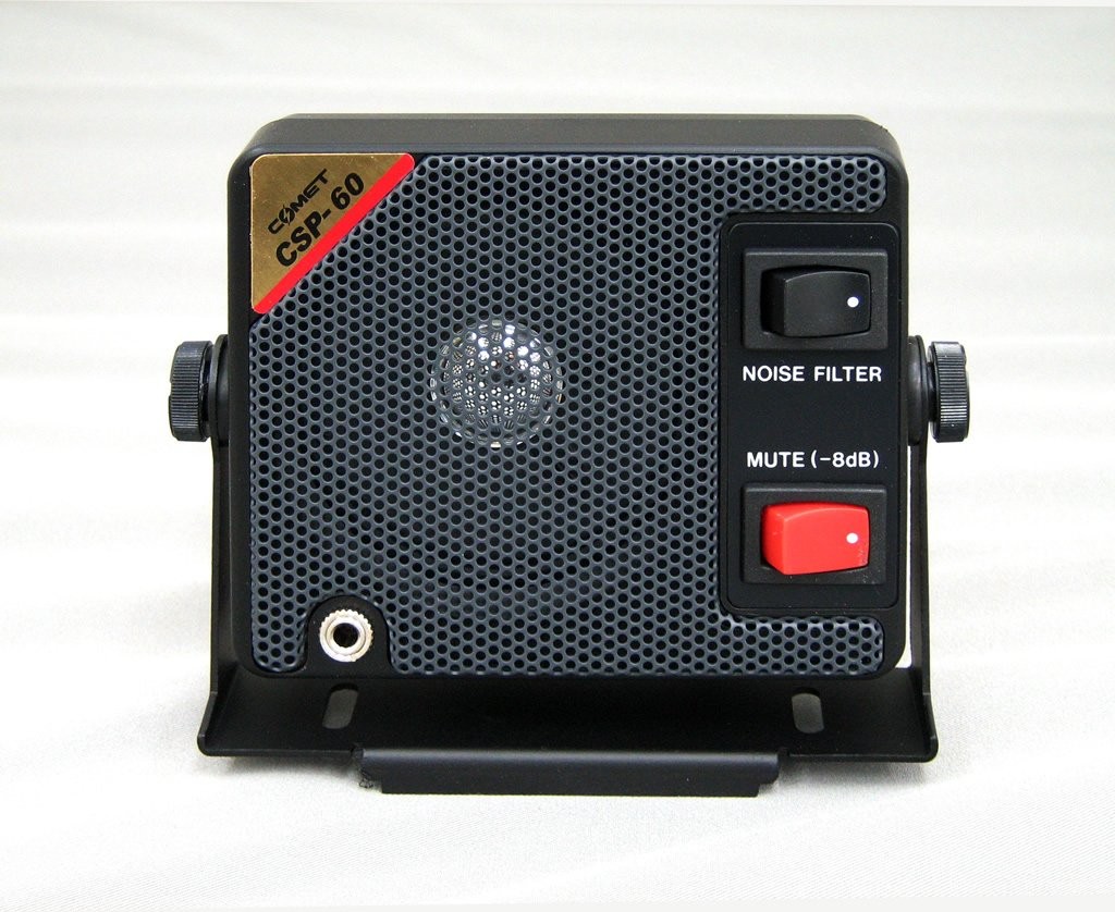 Comet CSP-60 Mobile Communication Speaker 6W 8Ω Noise Filter Mute Switch Japan