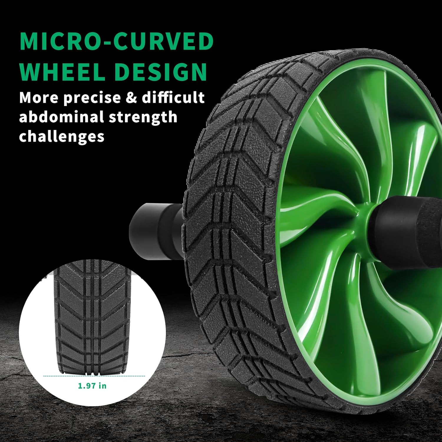 Ab Roller Wheel - Ab Workout Equipment for Abdominal & Core Strength Training,