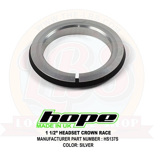 Hope 1-1/2" 1.5" Headset Crown Race 07 Silver HS137S - Brand New