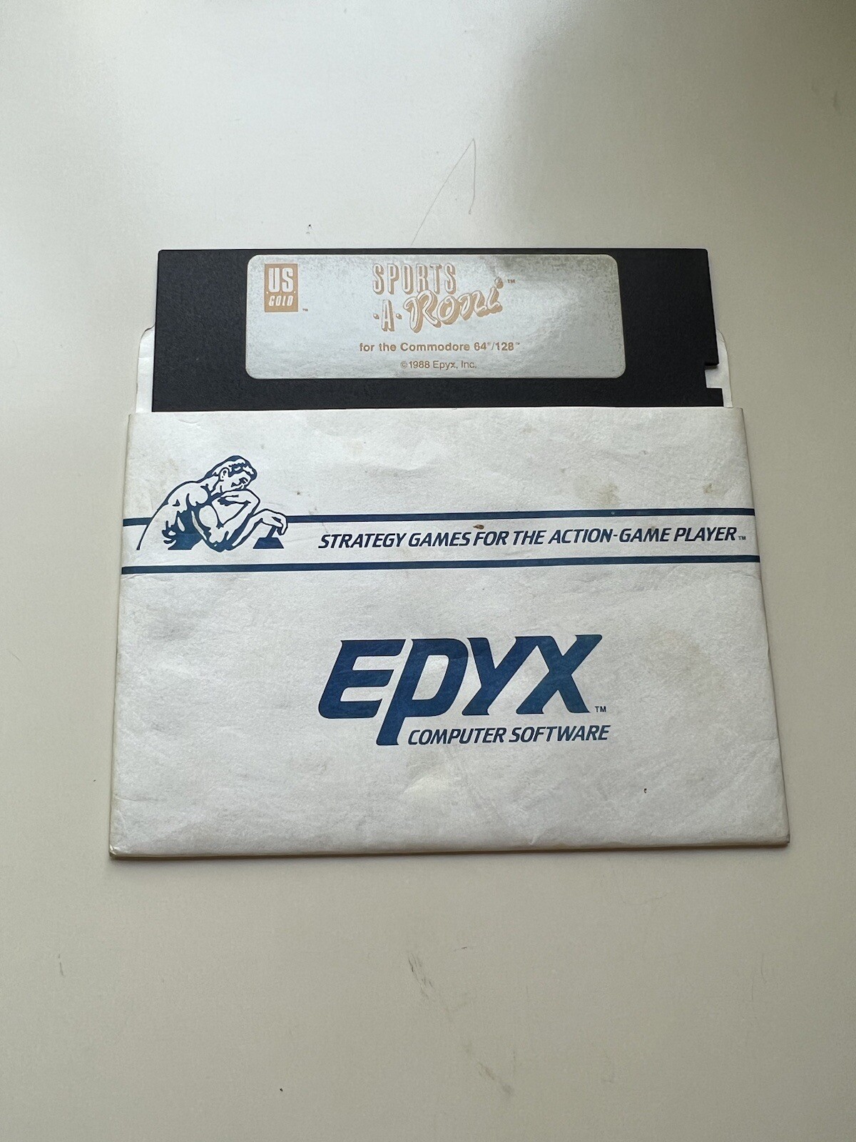 Sports-A-Roni Commodore 64/128 Epyx Floppy Disk Untested