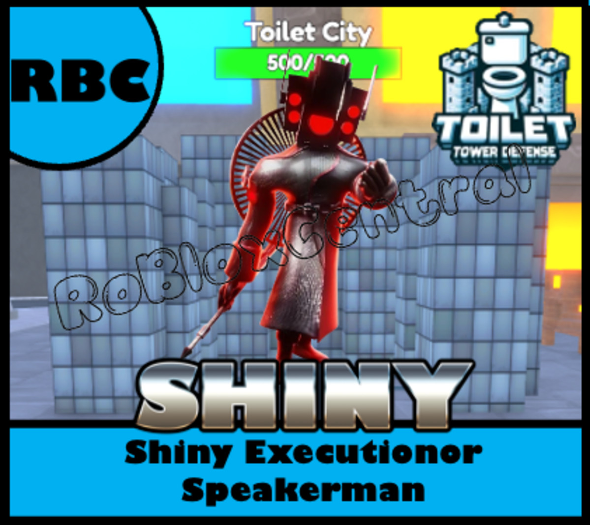 SHINY EXECUTIONER SPEAKERMAN - CHEAP TOILET TOWER DEFENSE - TTD UNIT