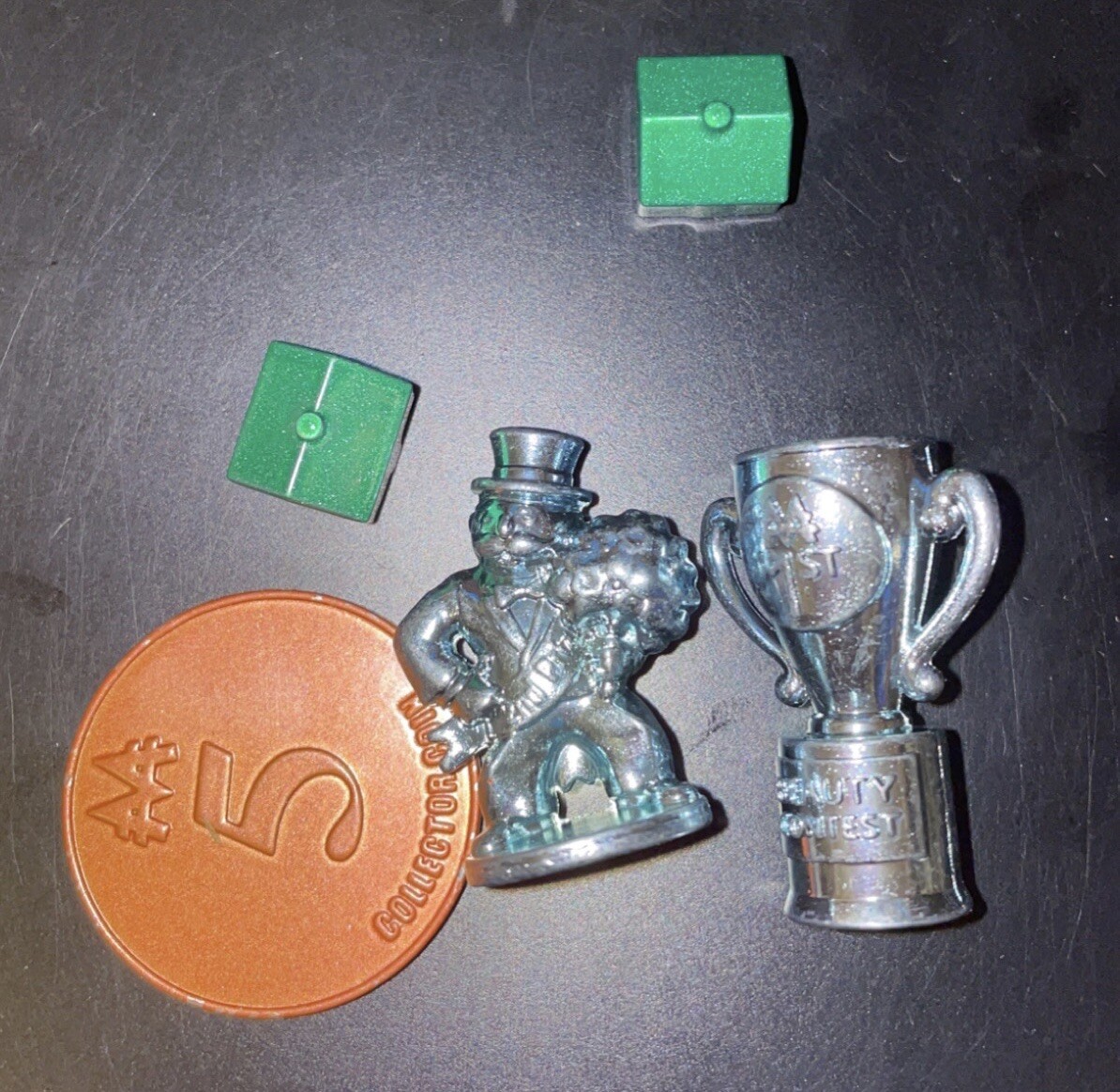 Monopoly Surprise Exclusive Collectible Tokens 5 Piece Box