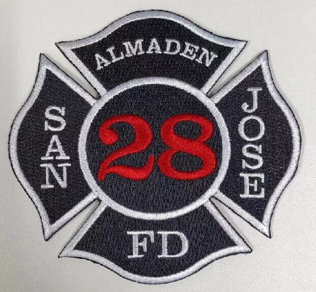 San Jose, CA Almaden Station 28 Maltese NEW -- Fire Patch