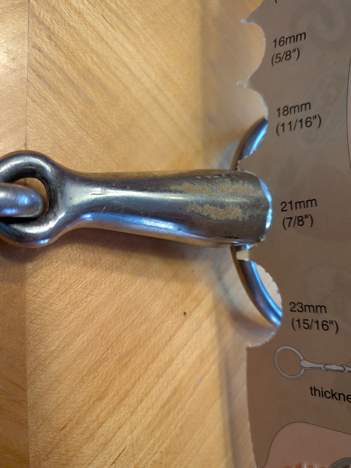Loose Ring Snaffle Bit - Hollow Mouth - 5"