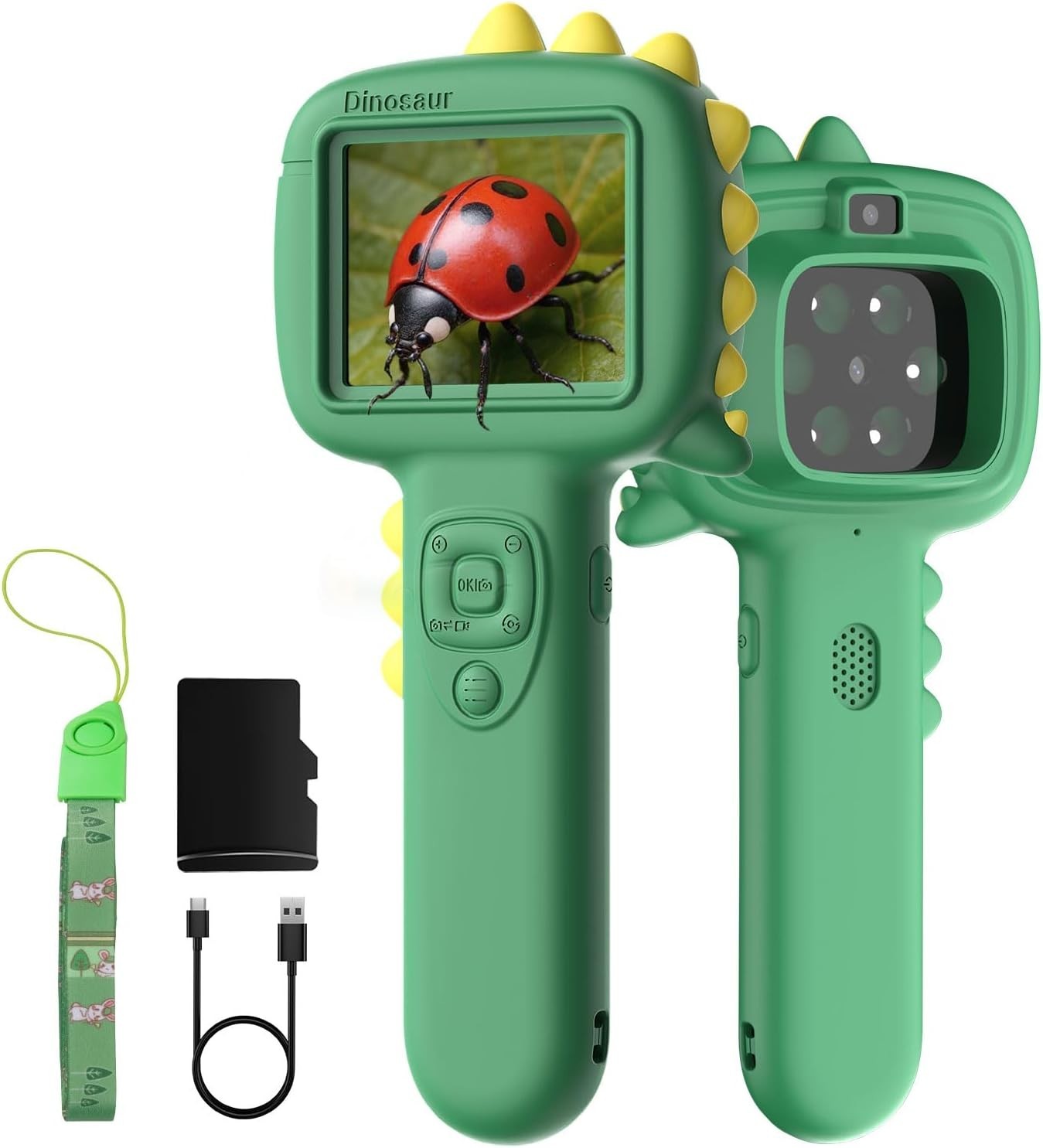 Microscope Camera for Kids Gifts Toys- Handheld Pocket Microscopes with 2.4" ...
