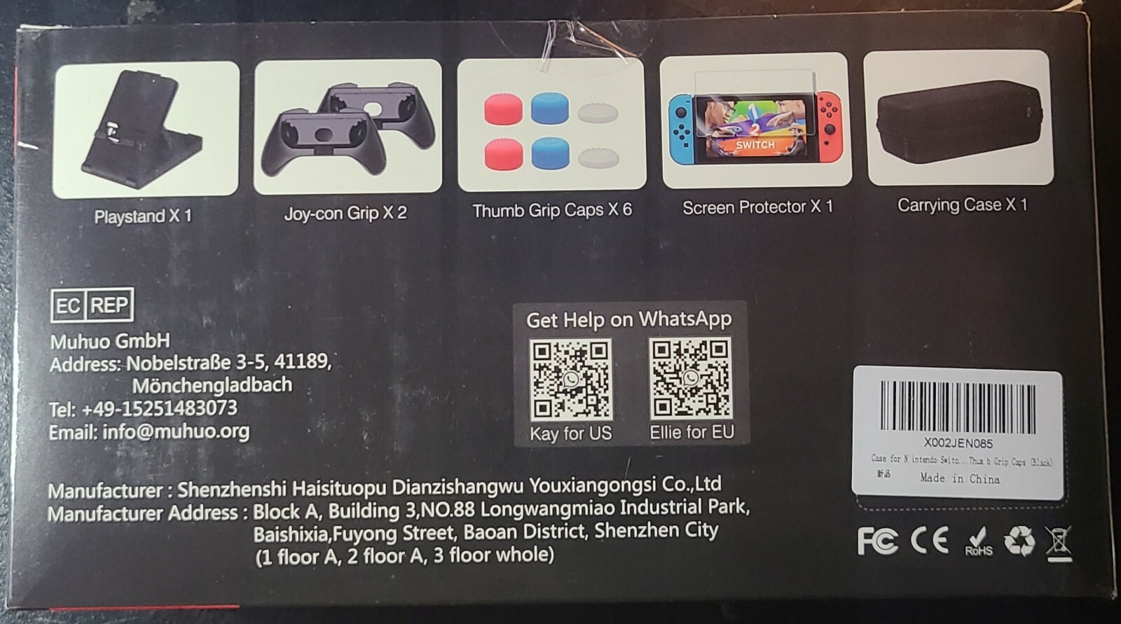 Nintendo Switch Accessory Deluxe Bundle HeysTop