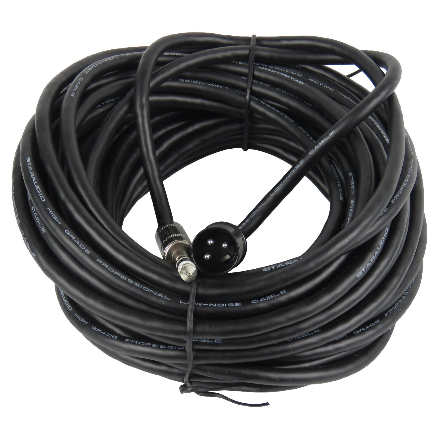50ft XLR Male Cable Quarter Inch Stereo to 3-Pin Female Guitar Audio Mixer Cable