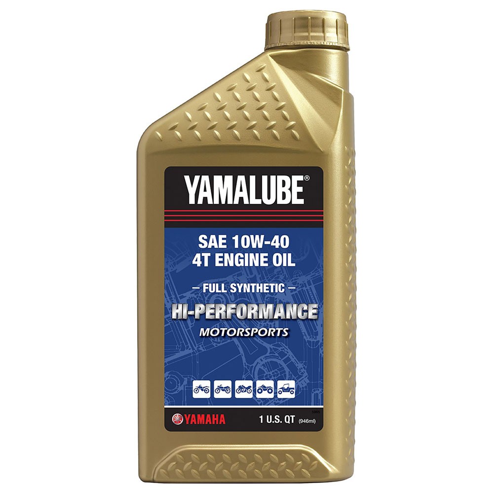 Yamalube 10W-40 4T Full Synthetic Engine Oil MPN LUB-10W40-FS-12 1 Qt