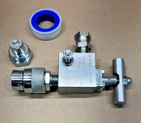 Replacement Chief Frame Machine Tower Valve 90 DEGREE W BOLT NUT FITTINGS HIGH Q