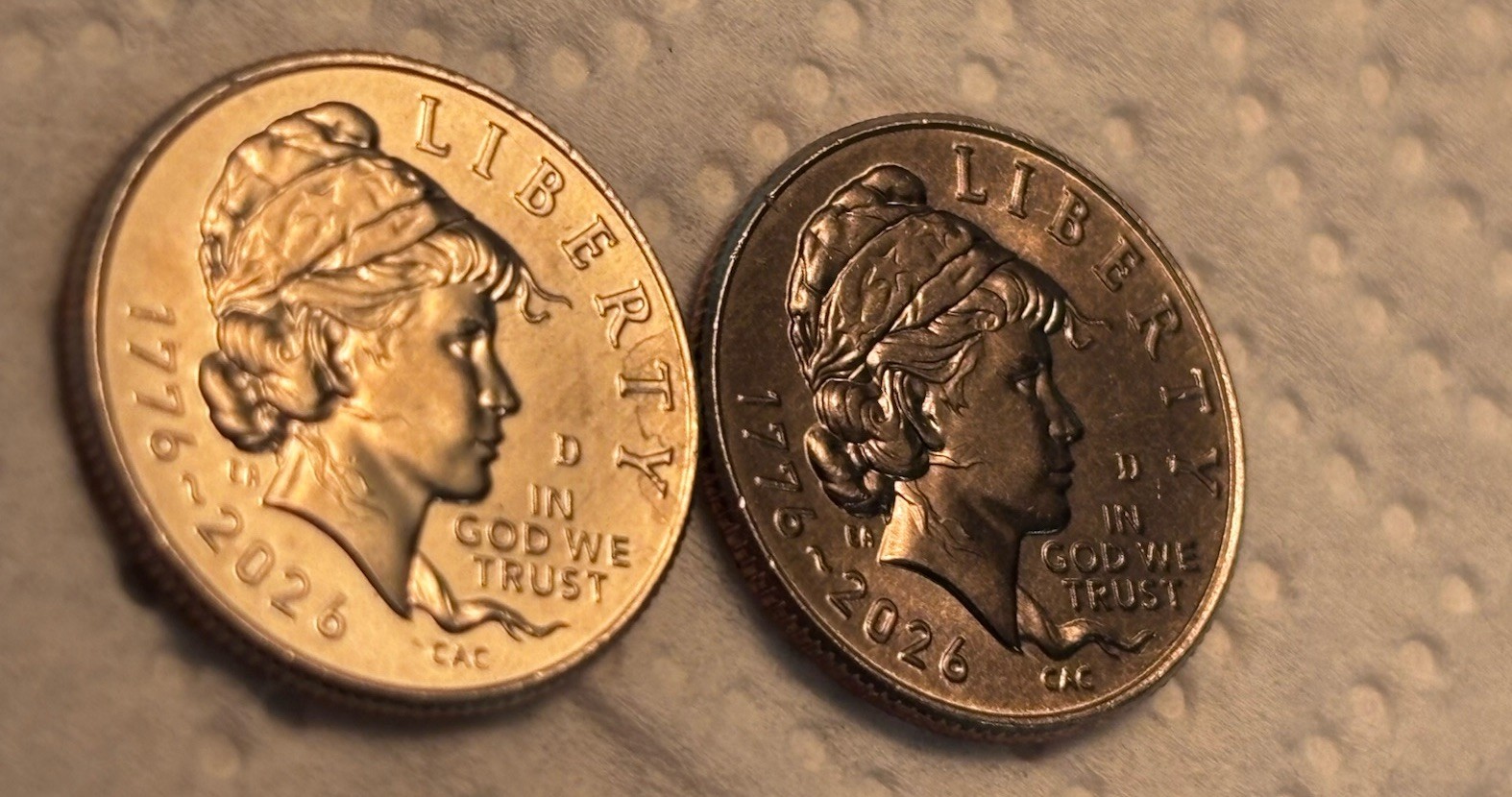 2026 D Emerging Liberty Dime Improper Annealed Error Nice Contrast!