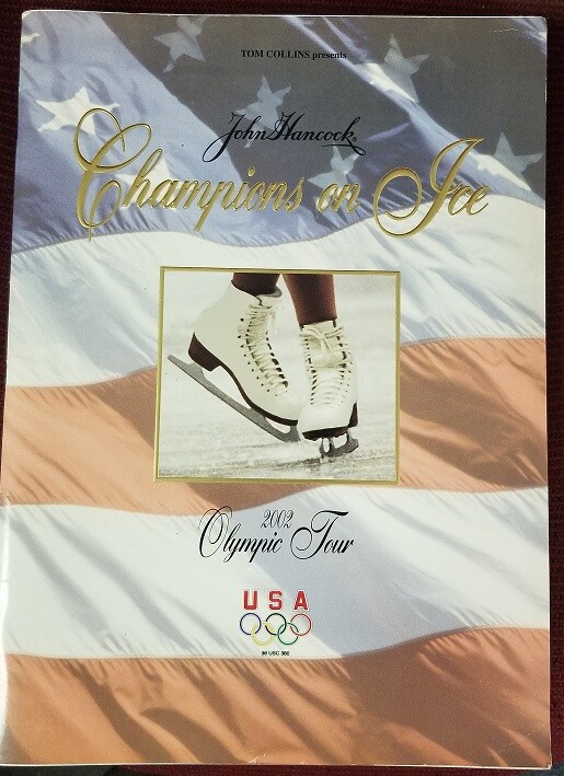CHAMPIONS ON ICE - VINTAGE 2002 OLYMPIC TOUR PROGRAM - MINT MINUS