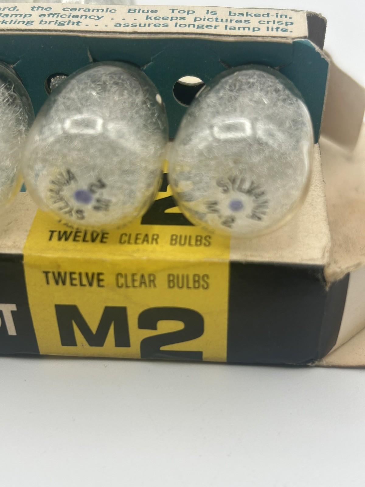 Vtg SYLVANIA FLASHBULBS Blue Dot M2B & M3B + GE M3 Red Dot