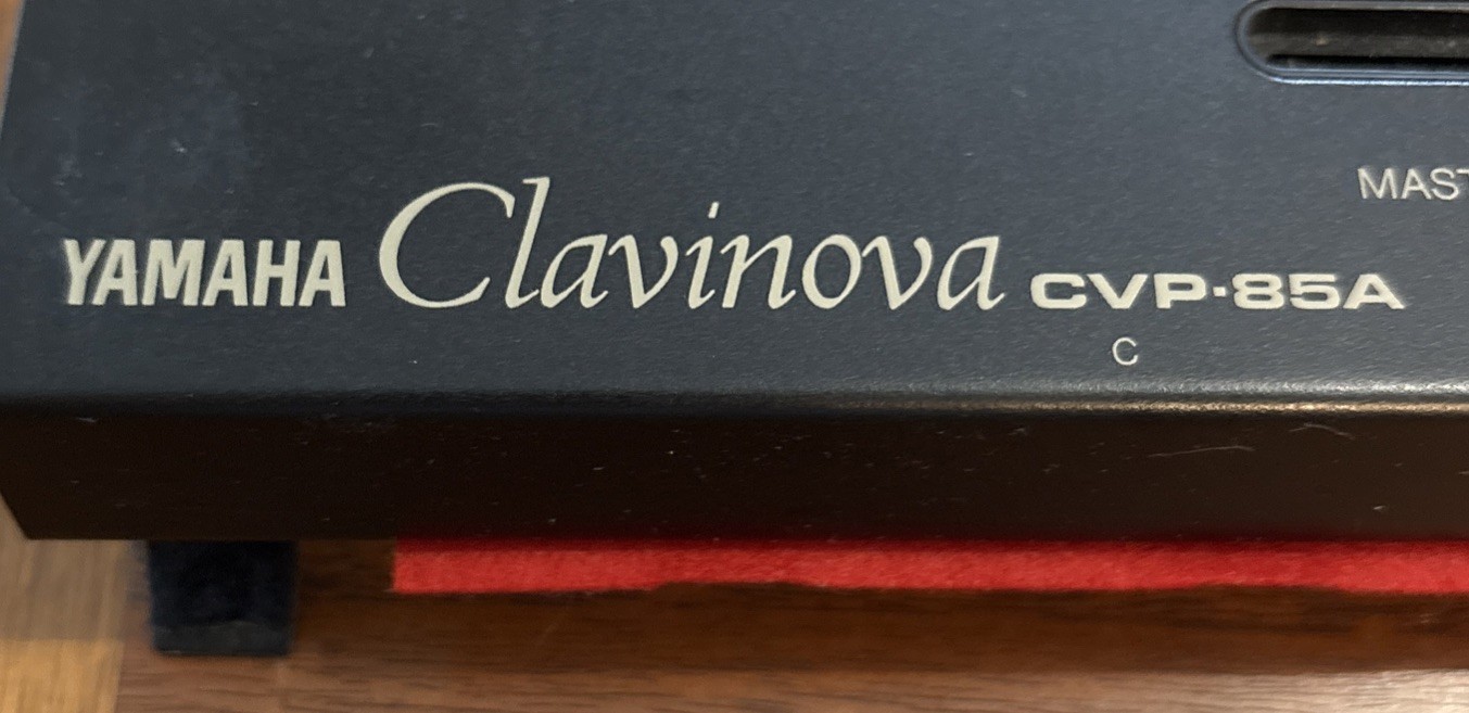 Yamaha Clavinova CVP-85A Main Panel