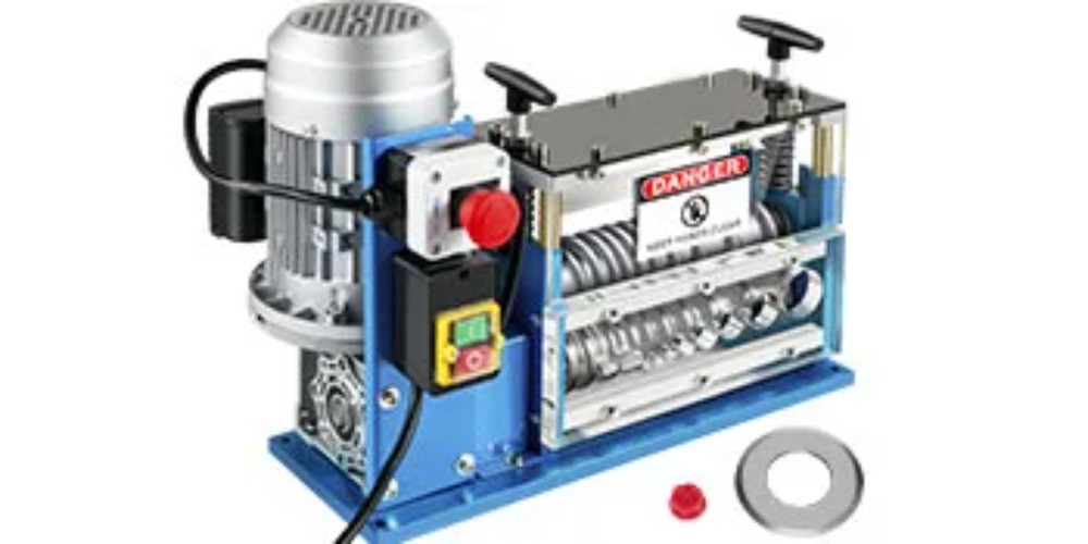 Electric Wire Stripping Machine Cable Stripper 1.5-38mm 11 Channels W/Blade