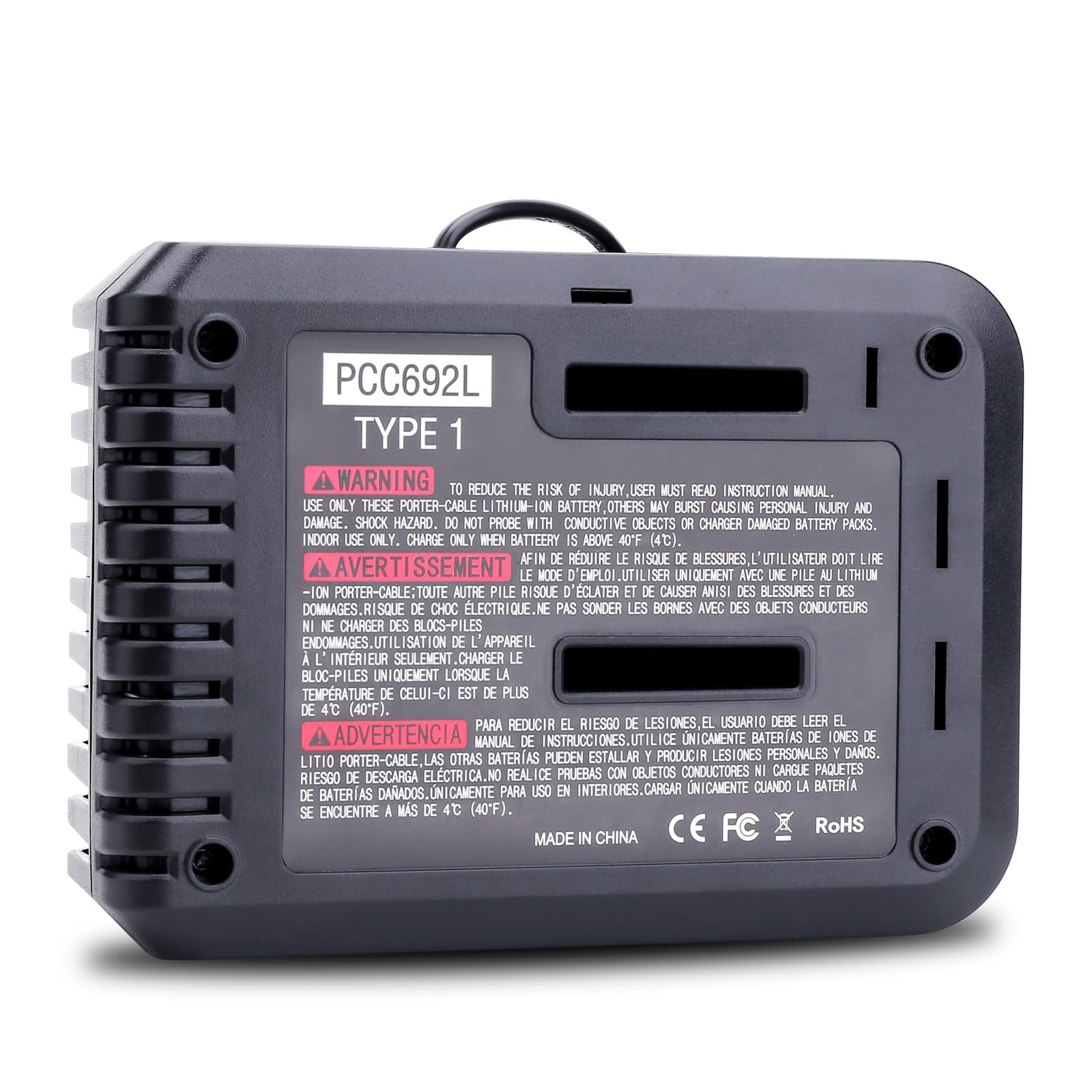 Fast Battery Charger for Power Tool Lithium Battery Power Core Base 20V 2A De...