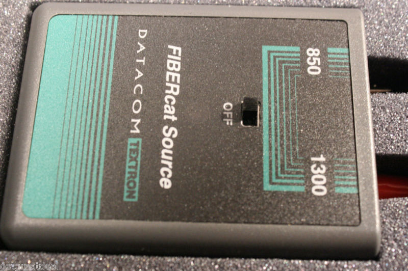 Datacom Textron FIBERcat Optical Loss Measurement Set