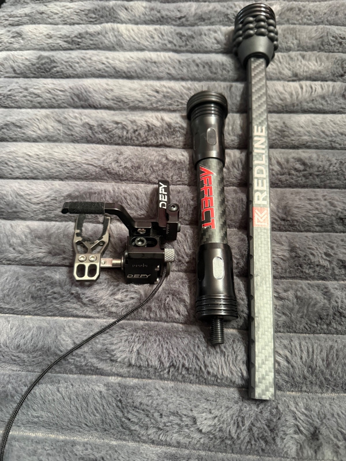 cbe defy micro drop away, stabilizer and redline bridglock stabilizer