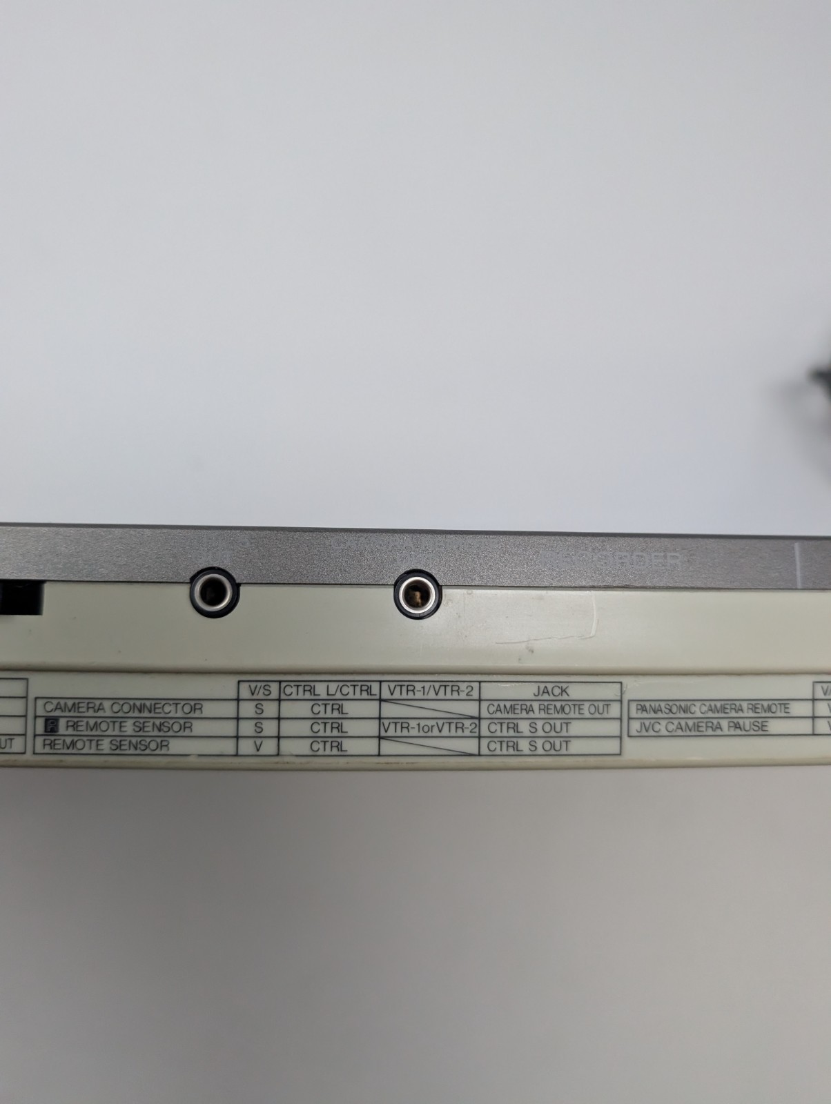 SONY VIDEO EDITING CONTROLLER RM-E100V