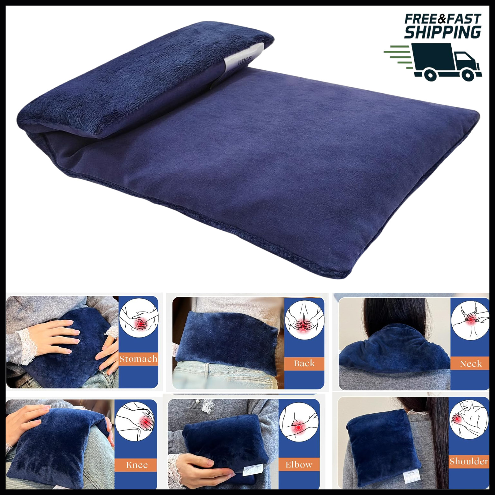 Microwave Heating Pad Microwavable Rice Bag Heat Pack Pain Relief Neck Shoulder