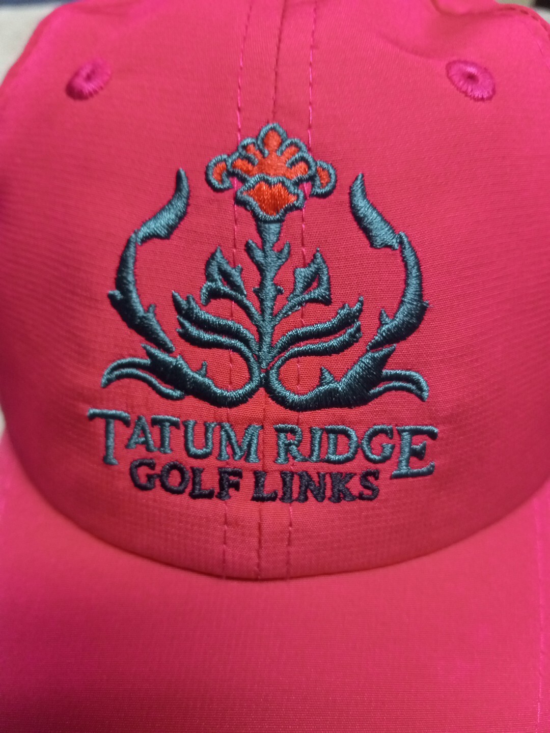 Tatum Ridge Golf Links Pink Golf Hat Adjustable Womans