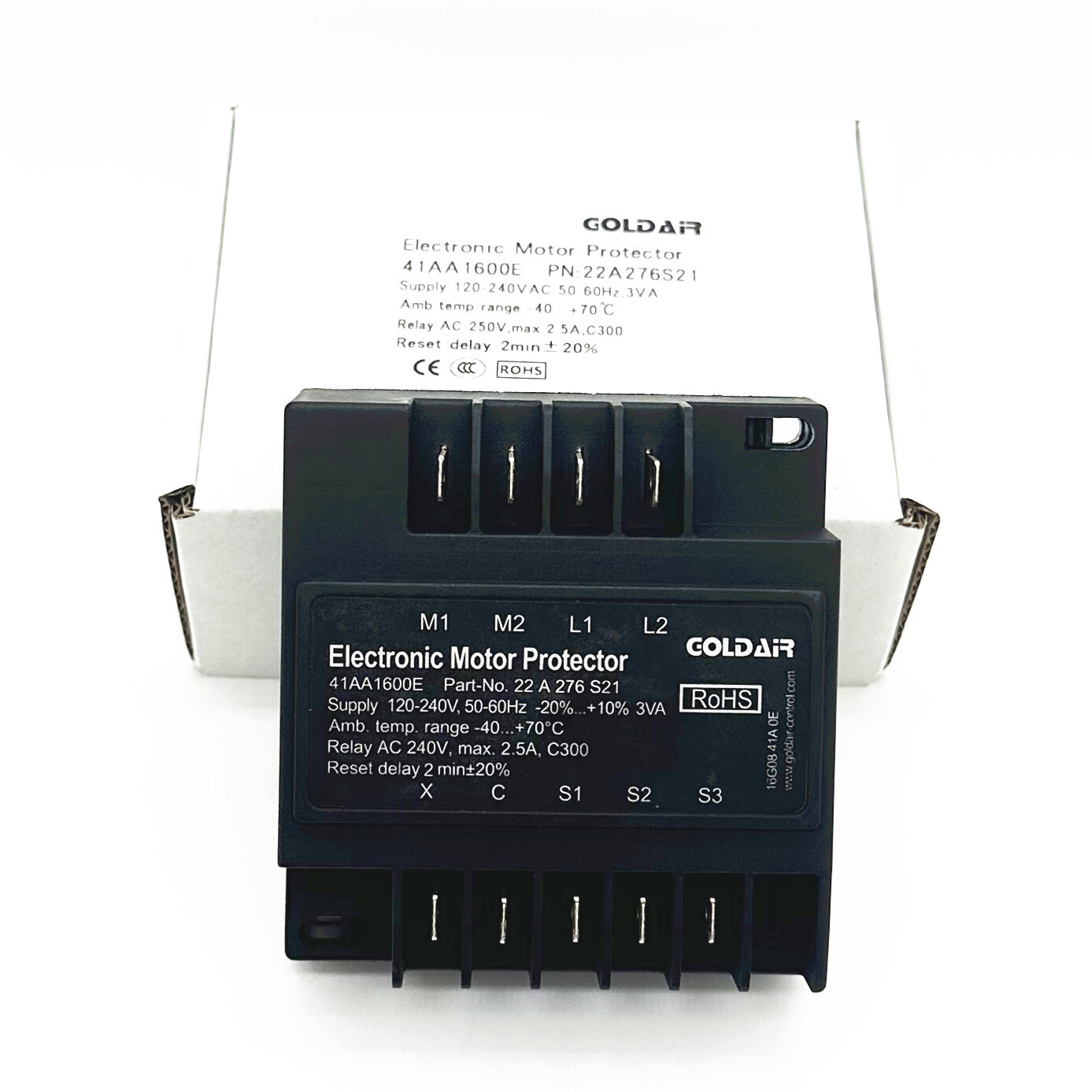 1pcs GOLDAIR Electronic Motor Protector Module 41AA1600E Module Replaces INT369R
